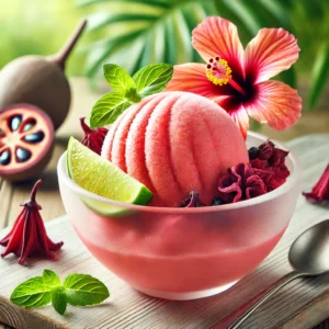 Baobab and Hibiscus Sorbet recipe