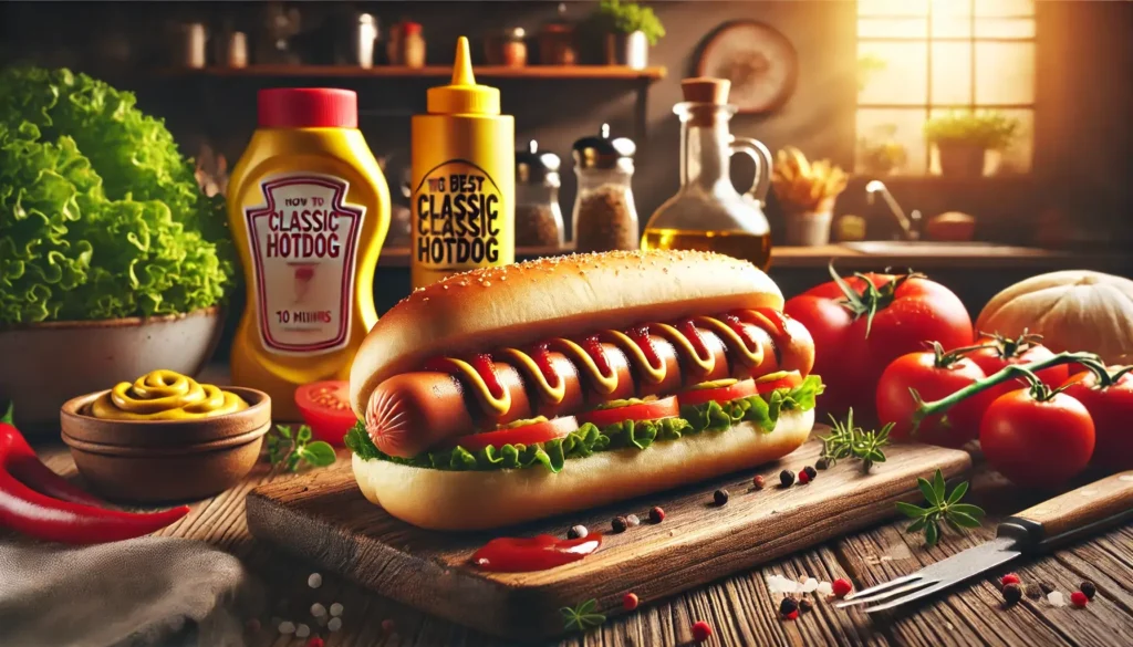 Ingredients for the Classic Hotdog Recipe