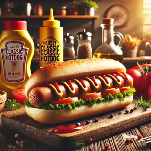 Ingredients for the Classic Hotdog Recipe