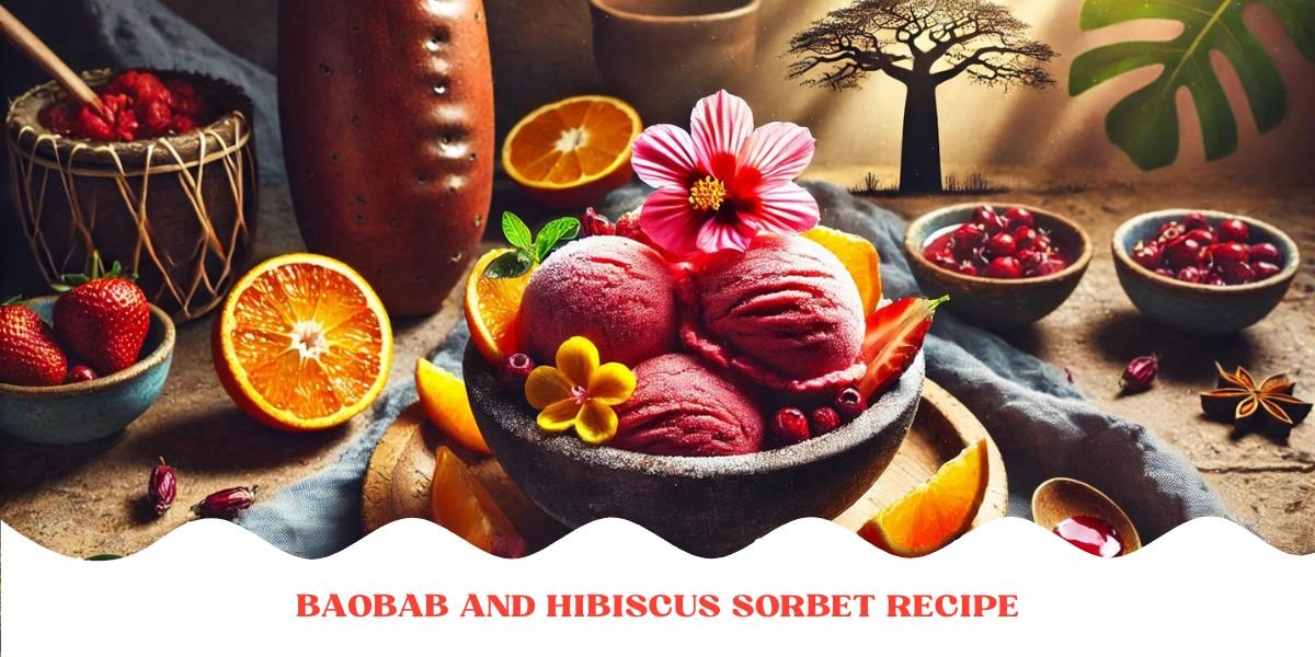 Make Baobab and Hibiscus Sorbet – Easy & Vegan Dessert