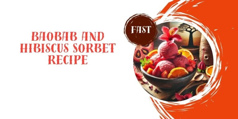 Make Baobab and Hibiscus Sorbet – Easy & Vegan Dessert