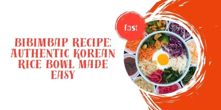 Bibimbap Recipe Authentic Korean Rice Bowl Made Easy